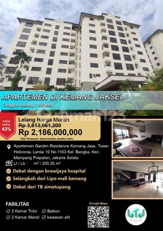 Apartemen Elite di Pusat Kota Kemang di Jakarta Selatan