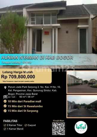 Hunian Nyaman Modern Minimalis Murah di Jade Park Serpong 2