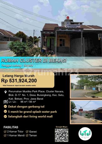 Comfortable Minimalist Cluster House at Mustika Park Place Bekasi