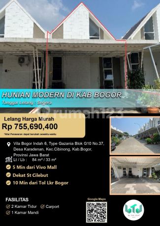 Hunian Modern 1 Lantai Nyaman di Vila Bogor Indah 6