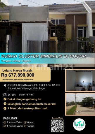 Rumah Minimalis Modern Siap Huni di Bogor Rumah Minimalis Modern Siap Huni di Bogor