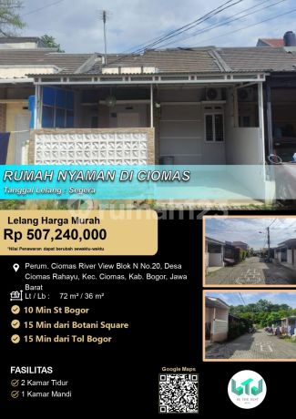 Rumah Nyaman dan Aman Minimalis di Ciomas Bogor