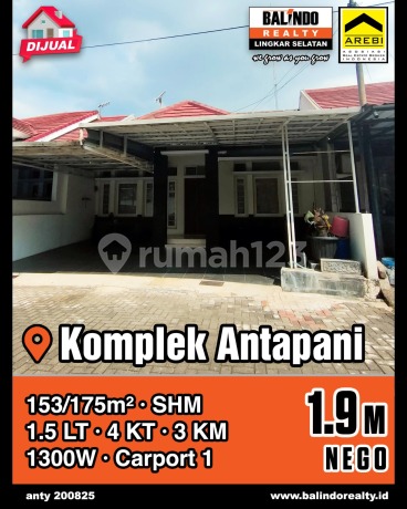 Cluster Antapani Jarang Ada Nyaman 