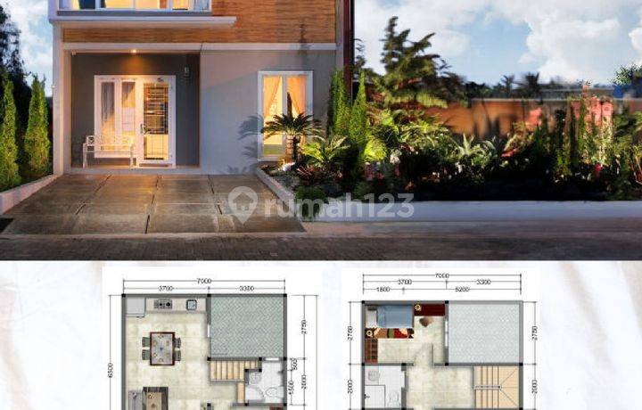 Dijual Rumah Baru Komplek Givenchy One Type Valentino