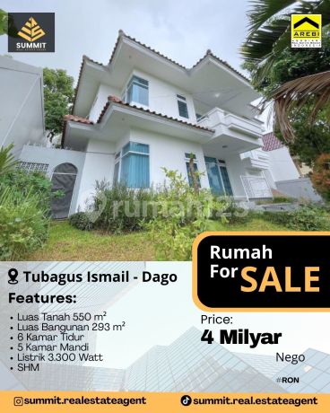 Rumah Besar Bagus Dalam Komplek Tubagus Ismail Dibawah NJOP