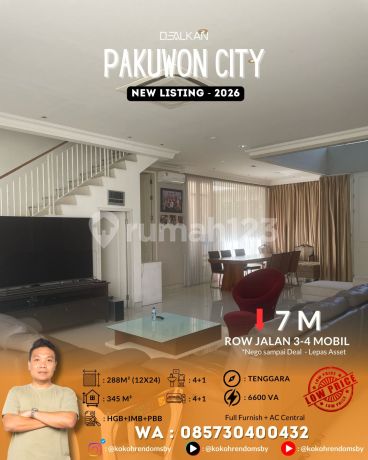 Pakuwon City - Rumah Siap Huni Turun Harga