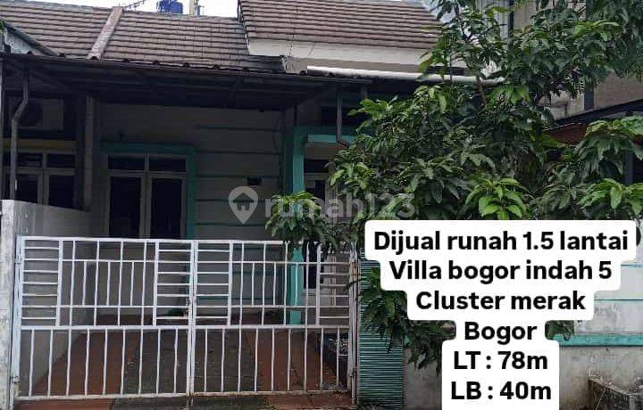 Dijual Rumah Villa Bogor Indah 5 cepat