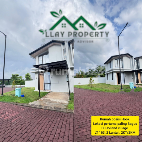 Rumah Posisi Bagus Lt 163 Bagian Depan Dan Di Hook, Halaman Luas Di Holland Village Manado