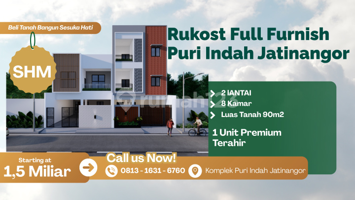 Dijual Kost 2 Lantai Dalam Komplek Puri Indah Jatinangor SHM