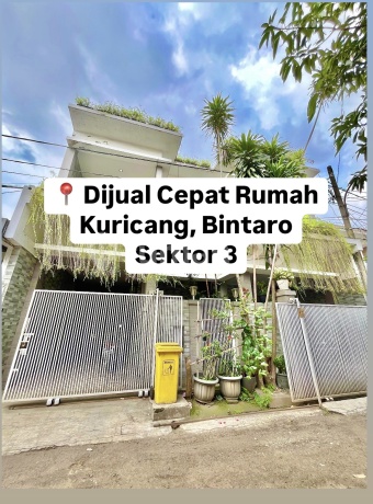 Dijual Cepat Rumah Kuricang Bintaro Sektor 33 Rumah Shm Bagus Di Bintaro Rumah SHM di Bintaro Dijual Cepat Rumah Kuricang Bintaro Sektor 33 Rumah Shm Bagus Di Bintaro Rumah SHM di Bintaro
