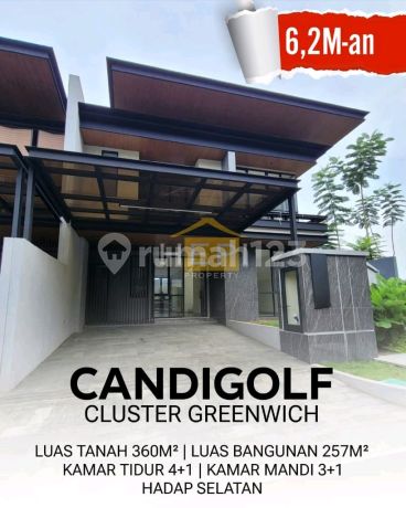 Rumah Mewah Siap Huni Di Candi Golf Semarang Selatan. Dekat Kolam Renang Dan Gym.