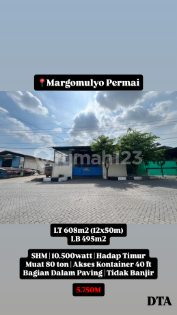 Gudang Hook, Siap Huni, Strategis di Blok Depan Margomulyo Permai Gudang Hook, Siap Huni, Strategis di Blok Depan Margomulyo Permai