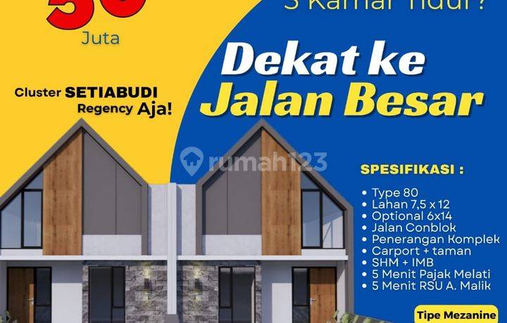 di Cluster Setiabudi Regency, Jl. Stella V Kejaksaan, Medan