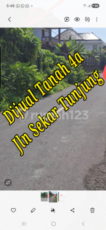 For Sale 4A Land on Jln Sekar Tunjung Gatsu Timur Denpasar Bali Land at Jl. Sekar Tunjung No.7, Kesiman Kertalangu, Denpasar Timur, Kota Denpasar, Bali, Indonesia, 80237, East Denpasar SHM 400.0 M²