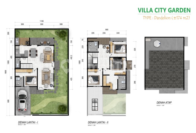 Type Dandelion di Villa City Garden