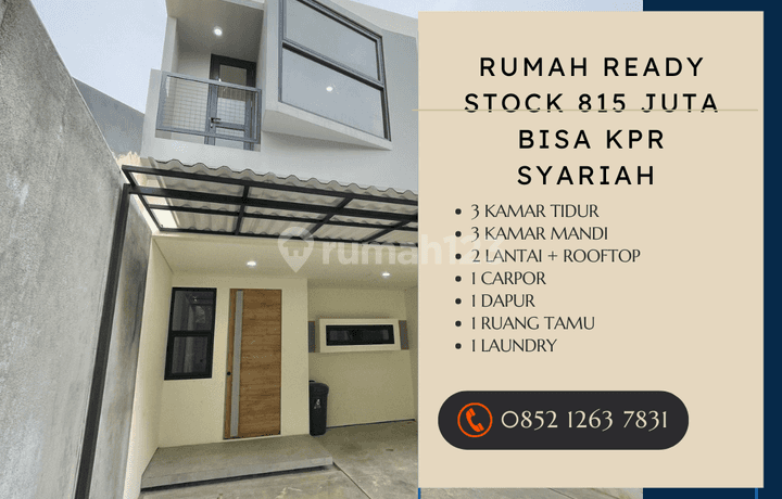 Miliki Rumah Nuansa Asri Ready Stock Siap Huni Dekat Tol Kprs