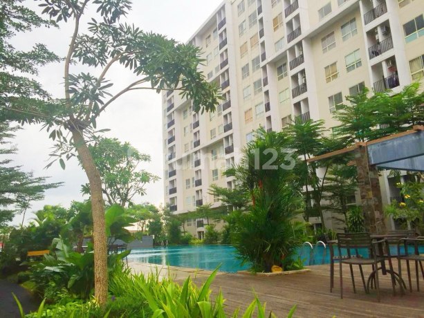 Jual Murah! Apartemen Studio Scientia Residences Summarecon Serpong – View Kolam Renang