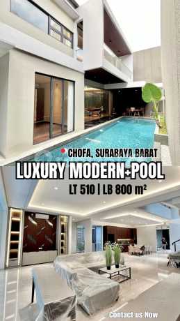 Dijual Rumah Baru Mewah The Chofa Residence Ada Pool