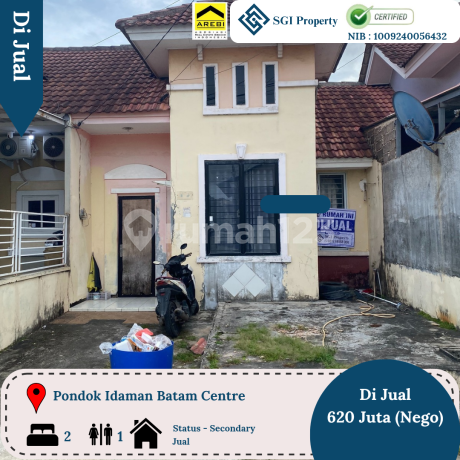 Di Jual! Rumah di Pondok Idaman Batam Centre