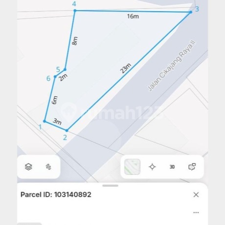Kavling 'Hoki' Bentuk Ngantong di Lokasi Strategis Antapani