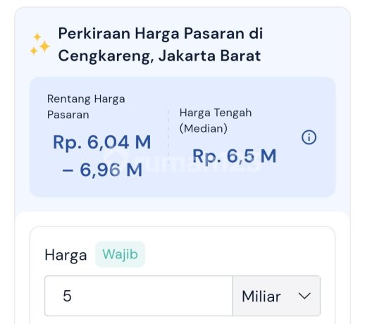 Jual Cepat Murah Rumah 1 LT Dijalan Utama Boulevard Taman Kencana