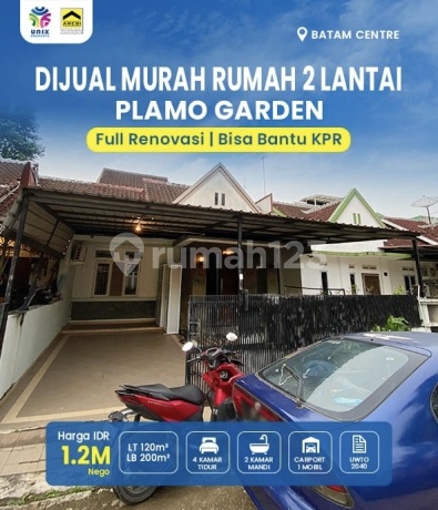 Rumah 2 Lantai Di Tengah Kota Batam Perumahan Plamo Garden