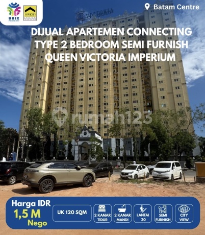 Apartment 2 Unit Jadi 1 Di Queen Victoria Imperium Batam