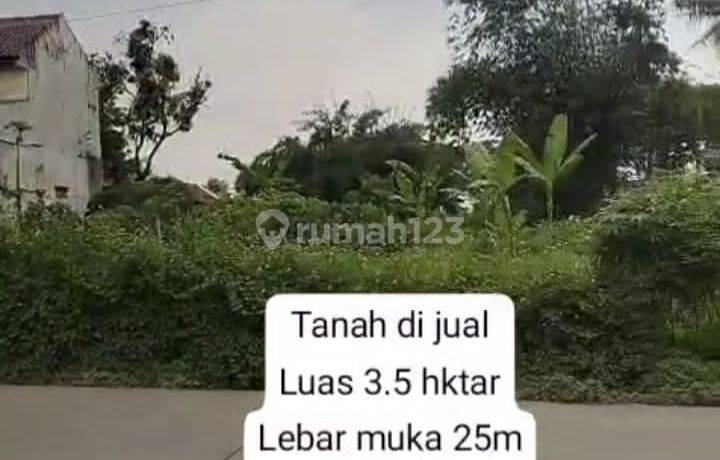 Dijual Tanah 3,5 ha SHM di Taman Adiyasa Cisoka Tangerang