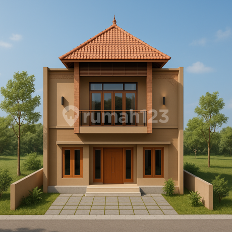 Rumah Model Bali Moder di Kebun Kopi Kota Jambi