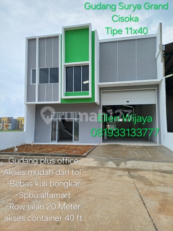 Gudang Ready Siap Pakai Surya Grand Cisoka Tangerang Akses Mudah Dan Aman