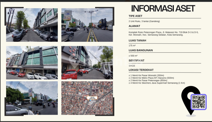 Siap Huni, Ruko, 3 Lantai, Dekat Landmark, di Wonodri Siap Huni, Ruko, 3 Lantai, Dekat Landmark, di Wonodri