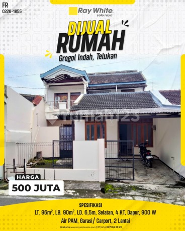 For Sale: Comfortable and Functional 2-Story House in Grogol Indah Telukan Housing Complex