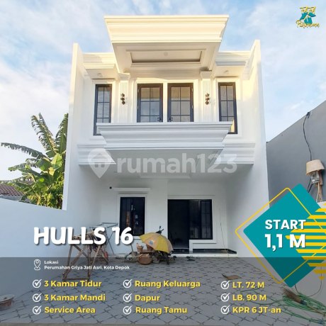 Dijual Rumah 2 Lantai Di Perumahan Griya Jati Asri Cilodong Dkt Ke Alun2 Kota Depok