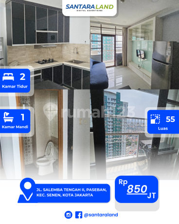 DIJUAL UNIT APARTEMEN MEWAH FULL FURNISHED