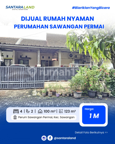 Rumah Strategis di Sawangan Depok - Tanpa perantara - Lingkungan nyaman - Lokasi super strategis
