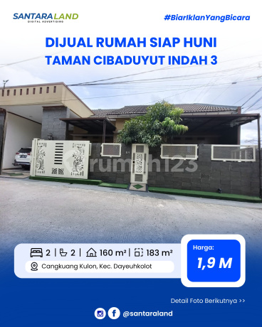 DIJUAL RUMAH SIAP HUNI FULL FURNISHED - TAMAN CIBADUYUT INDAH 3 (B3) 9A/9B DIJUAL RUMAH SIAP HUNI FULL FURNISHED - TAMAN CIBADUYUT INDAH 3 (B3) 9A/9B