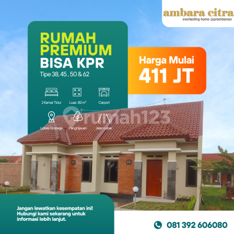 Jual Rumah Murah di Prambanan dekat Candi Bisa KPR Jual Rumah Murah di Prambanan dekat Candi Bisa KPR