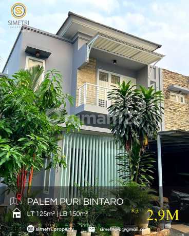 Rumah Dalam Cluster Siap Huni Di Palem Puri Bintaro