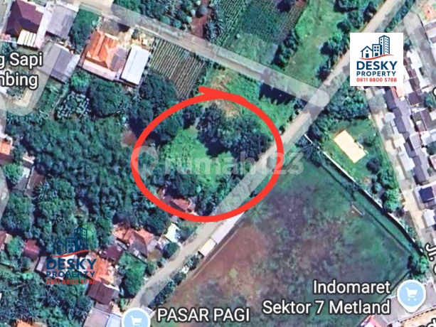 Dijual Tanah Strategis Siap Bangun Di Metland Sektor 7, Cileungsi