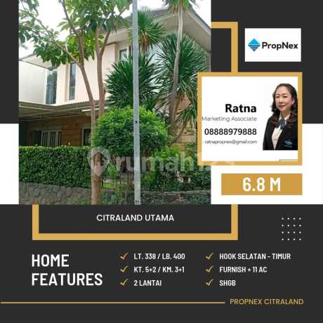 Termurah Dijual Rumah Citraland Diamond Hill Siap Huni Di Citraland, Diamond Hill, Dibawah Harga Pasar ( Harga Pasar 8.3m )