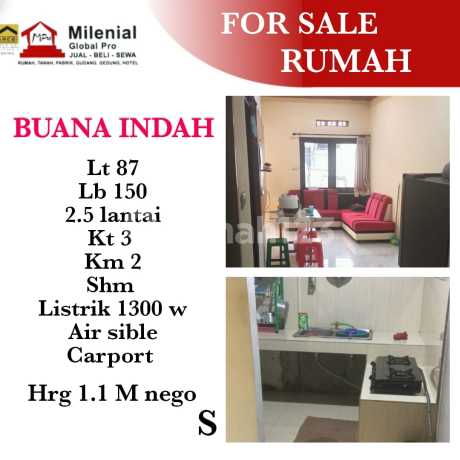 DIJUAL RUMAH DI BUANA INDAH, BOJONGLOA KALER, BANDUNG  **S