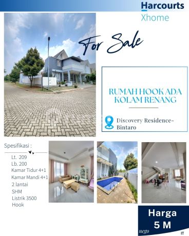 Rumah Dengan Swimming Pool Discovery Bintaro