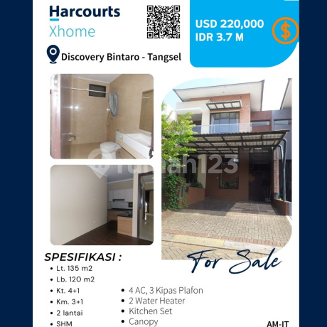 Rumah Cantik Discovery Bintaro Lokasi Terbaik Rumah Cantik Discovery Bintaro Lokasi Terbaik