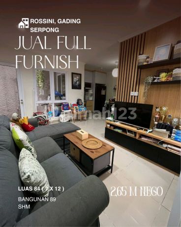 Dijual Rumah Full Furnished Cluster Rossini Gading Serpong Tangerang Dijual Rumah Full Furnished Cluster Rossini Gading Serpong Tangerang