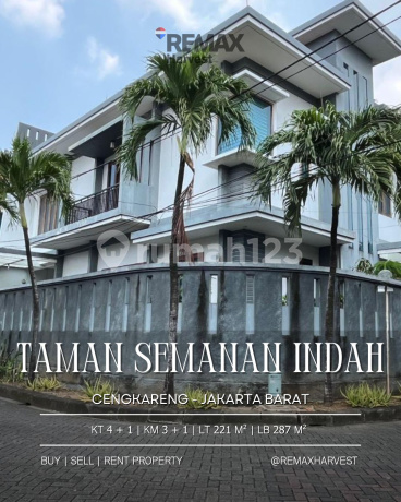 For Sale Below NJOP, House in Taman Semanan, Clean, Neat, Comfortable, and Green, 221M2 with 4+1 Bedrooms, Only 3.8 Billion!! Cengkareng For Sale Below NJOP, House in Taman Semanan, Clean, Neat, Comfortable, and Green, 221M2 with 4+1 Bedrooms, Only 3.8 Billion!! Cengkareng