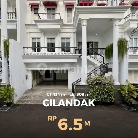 JUAL RUMAH BARU CILANDAK. TOWNHOUSE PRIVATE LIFT.