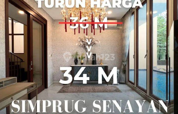 Rumah Modern Minimalist Area Simprug Golf Senayan