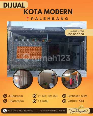 Strategic Comfortable House in the Modern City of Sriwijaya Palembang Strategic Comfortable House in the Modern City of Sriwijaya Palembang