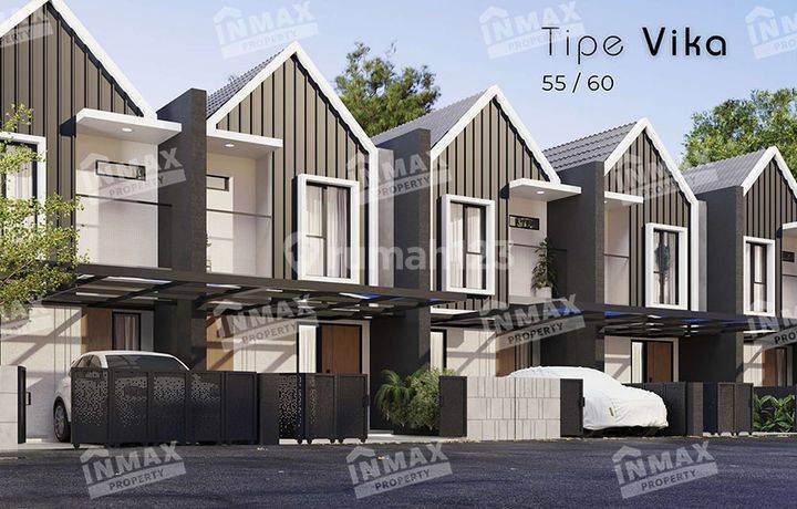 Rumah Cluster Baru Nora Park Tipe Vika di Bedali Indah, Lawang, Malang