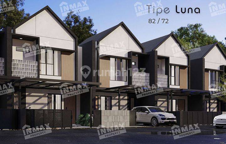 Rumah Cluster Baru Nora Park Tipe Luna di Bedali Indah, Lawang, Malang